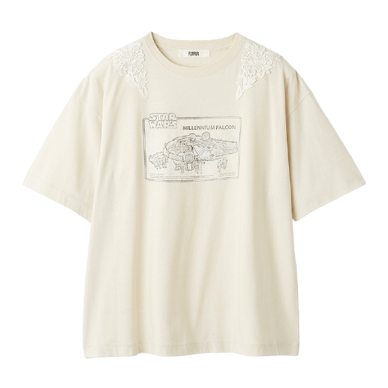 【STAR WARS&trade;】グラフィックプリントレースTシャツ