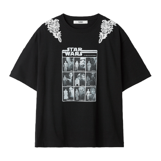 【STAR WARS&trade;】グラフィックプリントレースTシャツ