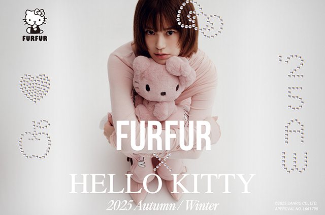 【FURFUR×HELLO KITTY】ルミネ店舗先行発売のお知らせ